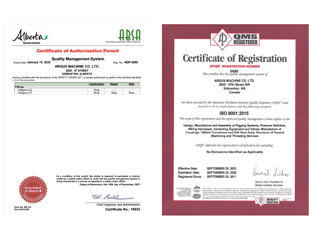 Argus & Arkoza certificates_3